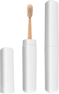 uxcell 2Pcs Travel Toothbrush Case, 8.27 x 1.38 Portable Travel Toothbrush Holder, Plastic Toothpaste Container for Bathroom, Gym, Business Trip, Camping, Beige by uxcell