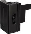 Black Adjustable Portable Door Lock,Security Door Reinforcement Lock | Child proof Safety Door Latches,Zinc Alloy Front Door Lock,No Drill,for Home,Hotels,Apartments Prevents Unauthorized Entry by INIRET