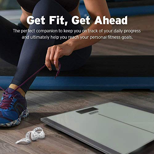 Etekcity Digital Electric Bathroom Scale for Body Weight, 400 lbs, Sliver | Large 6mm Tempered Glass Platform, Clear LCD Display, Batteries Included, Safe Electronic Weighing for Daily Home Use - Image 7