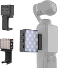 NEEWER Basics Bi Color Magnetic Camera Auxiliary Light Compatible with DJI OSMO Pocket 4 & 3, 1.5W Rechargeable Plastic Mini LED Fill Light Attachment for TikTok Vlog Selfie Video Recording, M24 by Neewer