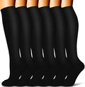 COOLOVER Copper Compression Socks for Women and Men(6 Pairs)-Best Support for Running, Athletic, Travel by COOLOVER