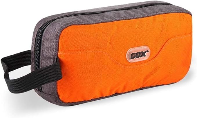 GOX Travel Toiletry Bag Dopp Kit Case for Men Multifunction Packing Organizer Pouch(Orange) by GOX