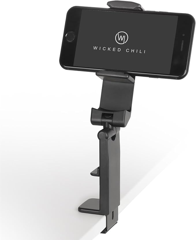 Wicked Chili 2X Airplane Phone Holder | Foldable 360° Rotation Mount | Compact: Small pack size only 3.66 x 1.46 x 1.37 inches. Ideal for Tiktok, Youtube, Instagram, Face Time, Movies or in office - Image 10