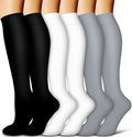 COOLOVER Copper Compression Socks for Women and Men(6 Pairs)-Best Support for Running, Athletic, Travel by COOLOVER