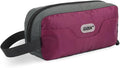 GOX Travel Small Toiletry Bag for Men Nylon Dopp Kit Medicine Bag Travel Organizer Pouch Shave Kits for Teens Toiletry Essentials Bathroom Compact Purple 7.9 * 3.7 * 2 Inches by GOX