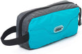 GOX Travel Small Toiletry Bag for Men Nylon Dopp Kit Medicine Bag Travel Organizer Pouch Shave Kits for Teens Toiletry Essentials Bathroom Compact (Turquoise, 7.9 * 3.7 * 2 Inches) by GOX