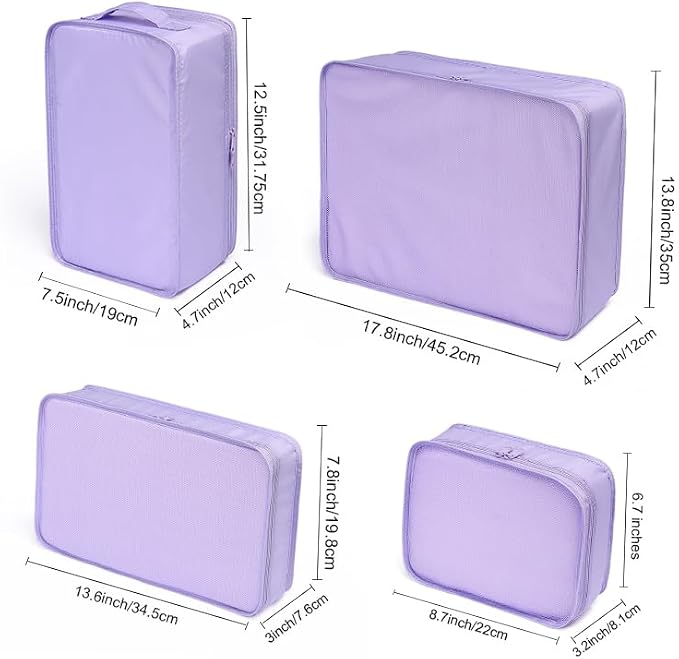JJ POWER Travel Packing Cubes, Luggage Organizers with Shoe Bag - Image 2