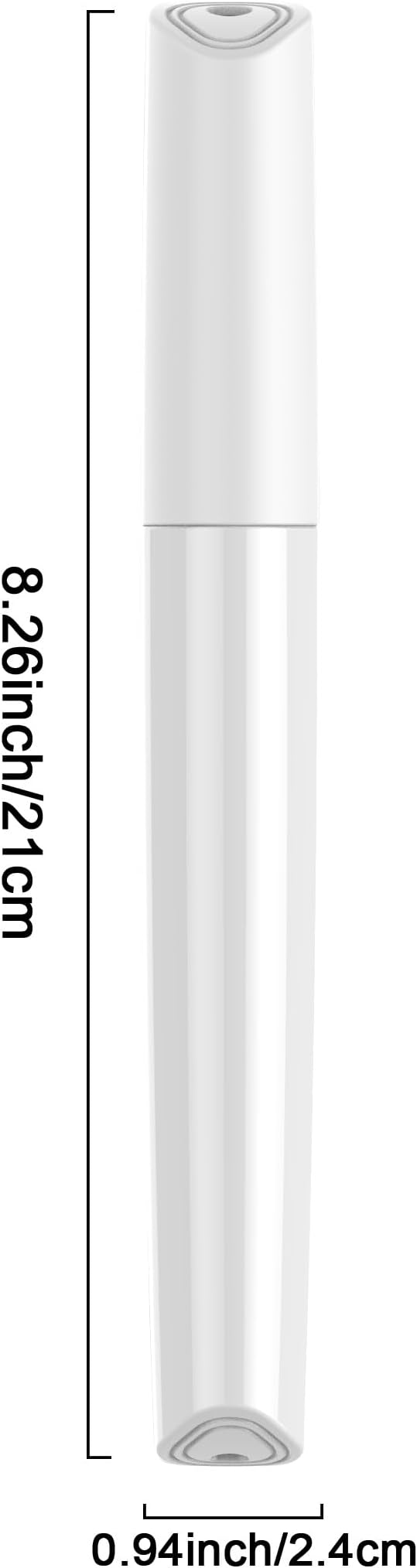 Portable Travel Toothbrush Case, Lipstick–like Plastic Toothbrush Holder Toothbrush Case Breathable Design with Air Hole More Hygienic Toothbrush Tube for Home Daily Travelling (White) - Image 6