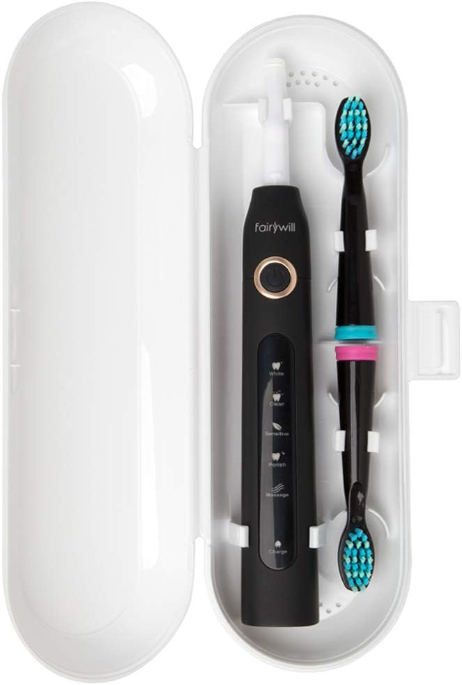 Nincha Plastic Electric Toothbrush Travel Case for Fairywill/TEETHEORY/Seago/Dnsly Series Sonic Electric Toothbrush, White - Image 5
