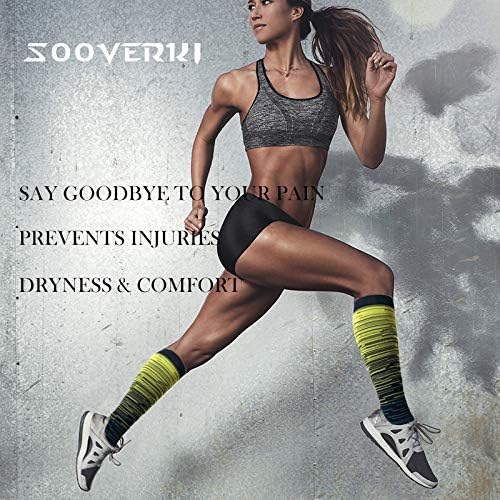 Sooverki Compression Socks for Women and Men Circulation (3/4 Pairs) is Best Support for Running Athletic Cycling Hiking - Image 5