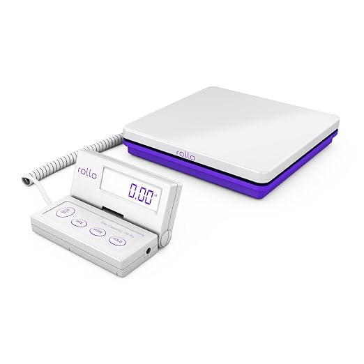 Rollo Shipping Scale for Packages - Digital Postal Scale (110 Lb Max) | Hold and Tare Functions - Includes AC Adapter and 2X AAA Batteries - Weigh Packages and Mail for Shipping Postage - Image 6