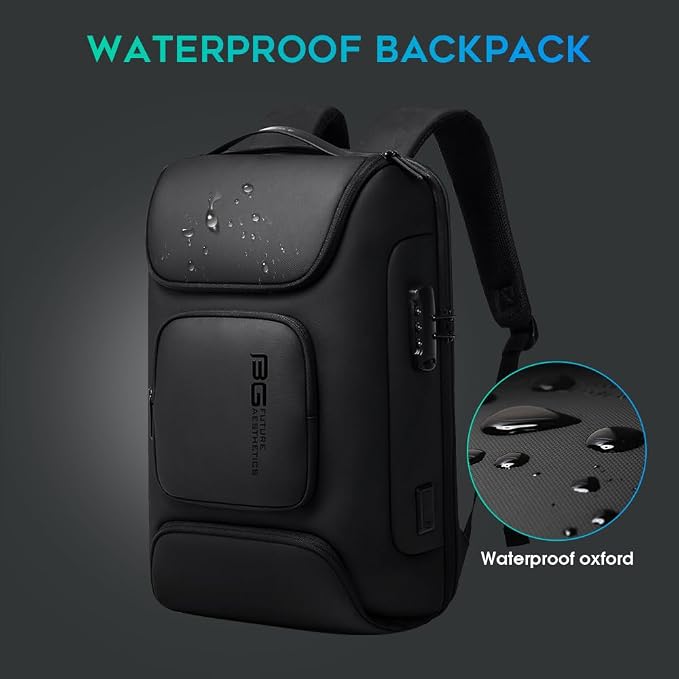 BANGE Business Backpack,Laptop Backpack with USB Charging Port, Slim Business Backpacks Fit for 15.6 INCH,Men Traveling Backpackfor Men and Women - Image 7