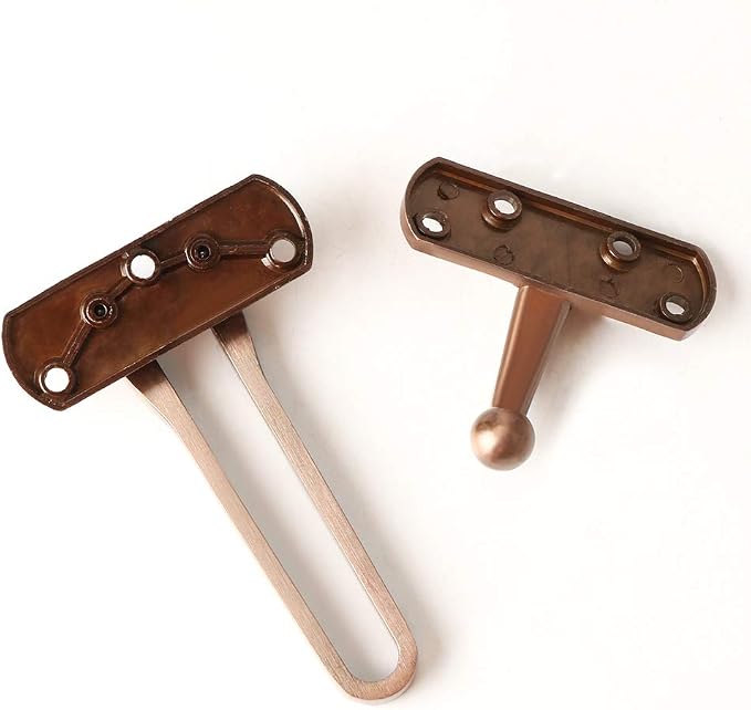 Alise Swing Bar Door Lock,Door Lock for Front Door Inside Door,Red Bronze | Security Door Guard Latch for Kids Safety Home Security,Hotel Latch Lock Front Door Child Lock - Image 7