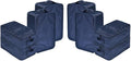 Travel Shoe Bags, Foldable Waterproof Shoe Pouches Organizer-Double Layer (8 Navy Shoe Bags) by JJ+POWER