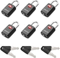 SURE LOCK Mini TSA Approved Keyed Luggage Lock – One Key Opens All, Fits Tight Zipper Gaps & Small Pull Holes, Compact Travel Lock for Suitcases, Backpacks & Handbags by Hopeyoucanstaysafe