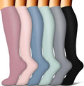 COOLOVER Copper Compression Socks for Women and Men(6 Pairs)-Best Support for Running, Athletic, Travel by COOLOVER