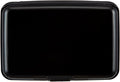 Credit Card Holder, RFID Blocking Metal Card Wallet for Women Men Slim ID Card Holders Protector Aluminum Business Hard Case (Black) by Kaabao