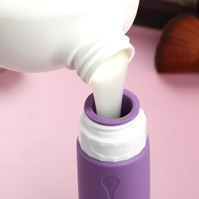 Gemice Travel Bottles for Toiletries, Tsa Approved, Travel Size Containers, BPA Free Leak Proof Tubs Refillable Liquid Accessories for Cometic Shampoo and Lotion Soap - Image 4
