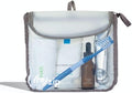 (re)zip TSA Approved Travel Toiletry Bag with Hanging Loop, Travel Quart Bag– Reusable Clear Makeup bags with zipper, Clear Pouch for Travel Essentials, Cosmetic | BPA-Free, Machine Washable - Gray by rezip