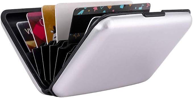 RFID Blocking Credit Card Protector Aluminum ID Case Hard Shell Business Card Holders Metal Wallet for Men or Women (silver) | RFID Blocking Credit Card Protector Aluminum ID Case Hard Shell Business Card Holders Metal Wallet for Men or Women - Image 6