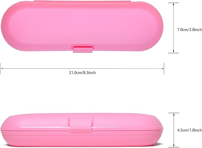 Electric Toothbrush Case Compatible with Oral B/Oral-B Pro/iO/Philips Sonicare/Demita/Bitvae and most other Brand Electric Toothbrushes on the market，Pink - Image 2