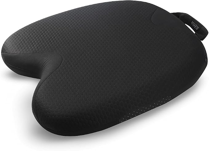 Type S Comfort Gel Seat Cushion 2 Pack, Gel Enhanced Memory Foam Seat Cushion for Office Chair, Car Seat, Tailbone Pain Relief, Sciatica & Back Pain Relief, Portable and Machine Washable - Image 2