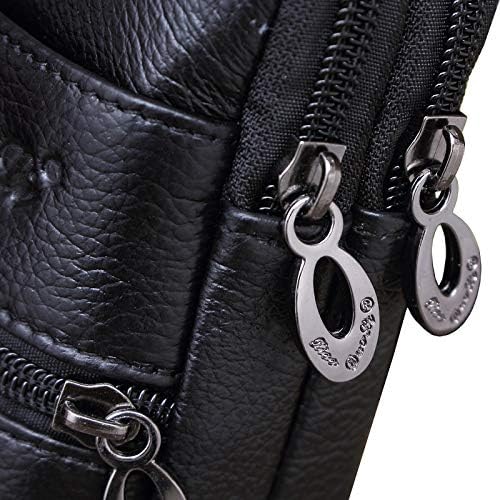 Leather Waist Pack Phone Belt Bag for Men Loop Holster Wallet Cellphone Case Pouch Pack Clip Money Purse - Image 6