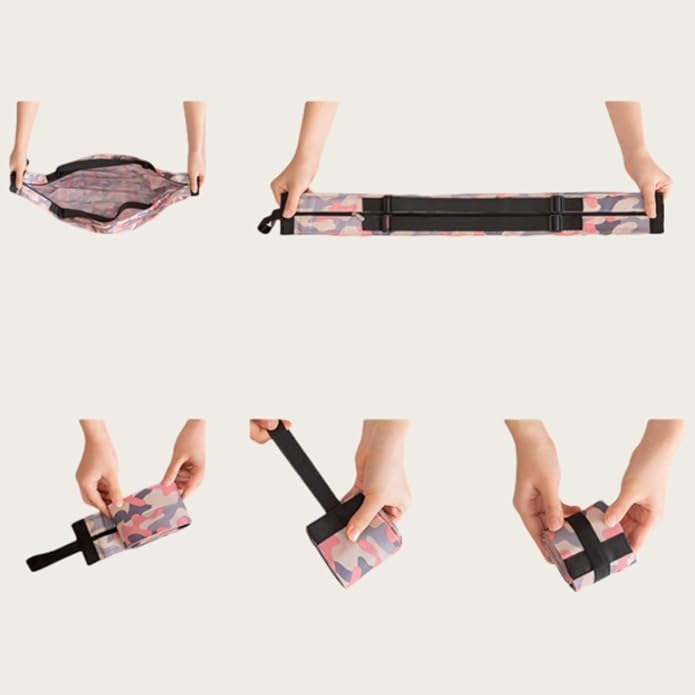 2PCS Travel Shoulder Bag Reusable Grocery Bags Foldable Shopping Bags Waterproof Pouch Bags Sports handbag - Image 8