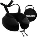 Cabeau Evolution S3 Airplane Travel Pillow for Long Flights - Supportive Memory Foam Body Positioner with Seat Straps to Secure Your Head and Neck and Provides 360 Support (Jet Black) by Cabeau
