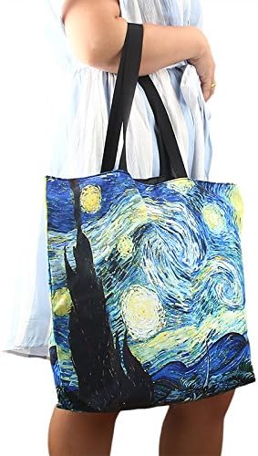 Beach Tote Bags Travel Totes Bag Shopping Zippered Tote for Women Foldable Waterproof Overnight Handbag - Image 9