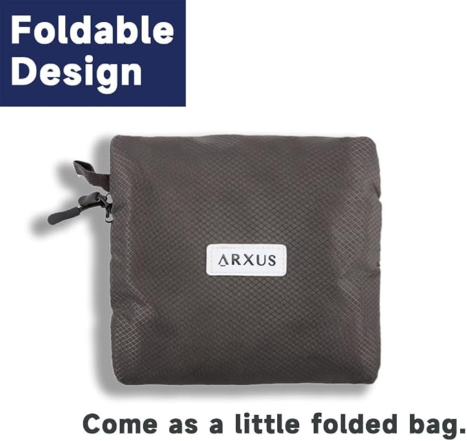 Carry On Travel Bag, Lightweight Foldable Packable Tote Bag 25L | Water Repellent, Expandable Travel Duffle with Luggage Sleeve and Shoulder Strap for Men Women - Image 5