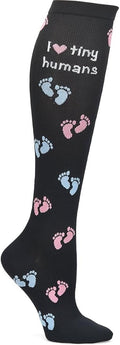 Nurse Mates Women's Calf Socks | 12-14 mmHg Compression | Superior Support & Comfort | 1 Pair by Nurse+Mates