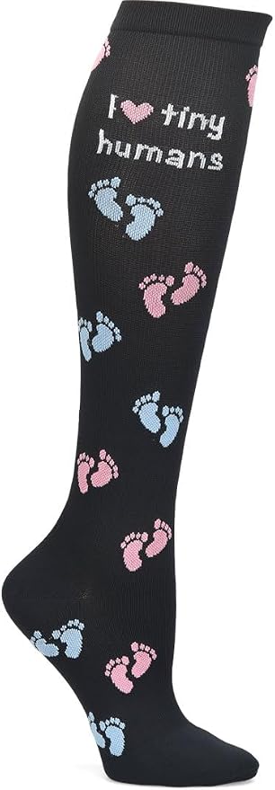 Nurse Mates Women's Calf Socks | 12-14 mmHg Compression | Superior Support & Comfort | 1 Pair by Nurse+Mates