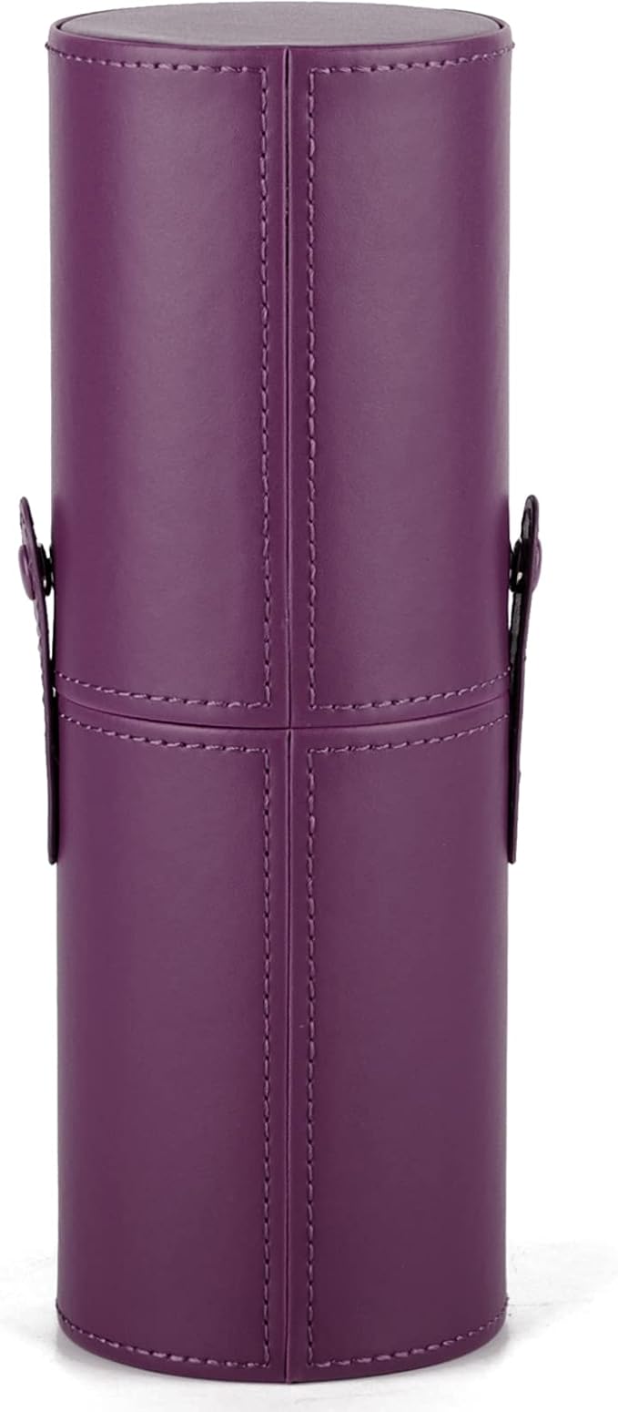 Narwey Makeup Brush Holder Travel Brushes Case Bag Cup Storage Dustproof for Women (Purple) by Narwey