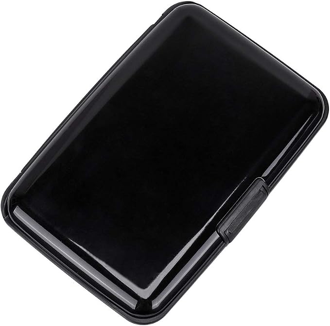 RFID Blocking Credit Card Protector Case Holder Wallet for Men Women | RFID Blocking Credit Card Protector Aluminum ID Case Hard Shell Business Card Holders Metal Wallet for Men or Women - Image 4