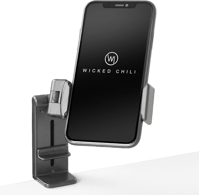 Wicked Chili 2X Airplane Phone Holder | Foldable 360° Rotation Mount | Compact: Small pack size only 3.66 x 1.46 x 1.37 inches. Ideal for Tiktok, Youtube, Instagram, Face Time, Movies or in office - Image 8