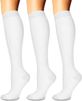 SunFeeling Compression Socks for Women & Men Circulation (3 Pairs) - Best Support for Athletic Running Nurses Recovery Travel by SunFeeling