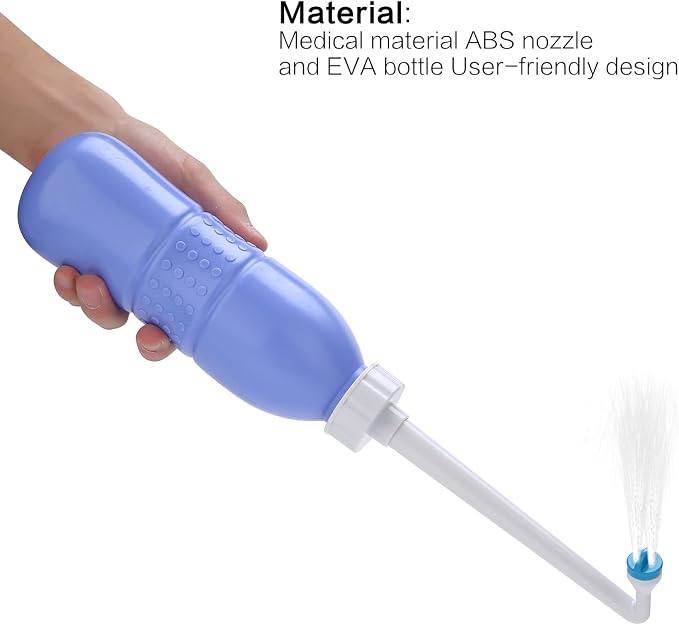 Portable Bidet Bottle for Travel Personal Hygiene Care Manual Bidet (16in) - Image 3