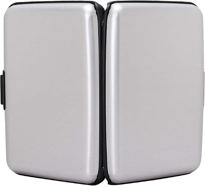 RFID Blocking Credit Card Protector Aluminum ID Case Hard Shell Business Card Holders Metal Wallet for Men or Women (silver) | RFID Blocking Credit Card Protector Aluminum ID Case Hard Shell Business Card Holders Metal Wallet for Men or Women - Image 3