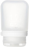 humangear GoToob+ (Small) | Refillable Silicone Travel Bottle | Locking Lid | Food-Safe Material | Clear, Small (1.7 fl.oz; 53ml) | Refillable & Leak-Proof Silicone Travel Size Bottles with Locking Cap for Toiletries, Camping & TSA Carry-On by humangear