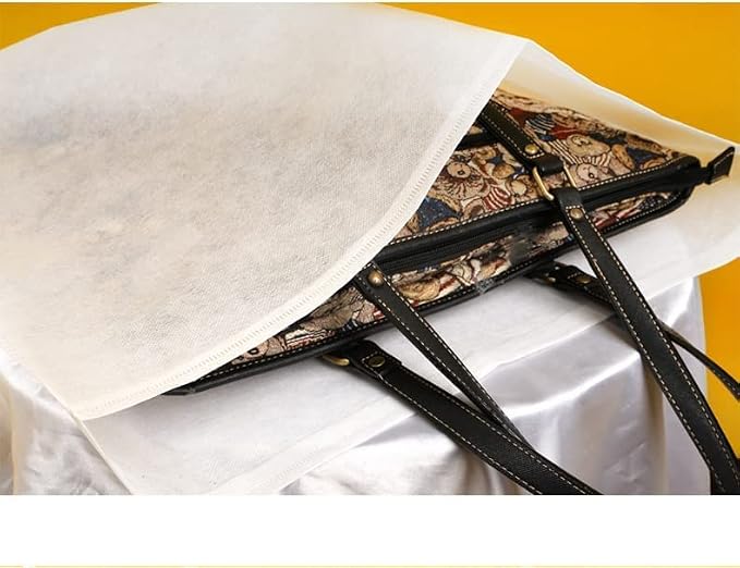 30 eco-friendly travel shoe bag storage bags, non-woven breathable dust-proof bag with rope, suitable for storing shoes and bags, isolate dust and keep shoes and bags clean and tidy. (15.7inX19.68in) - Image 4