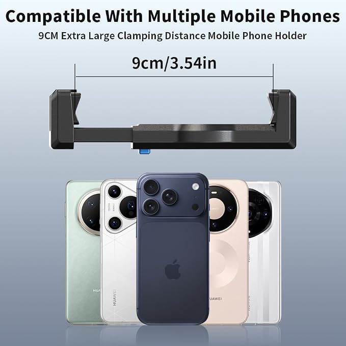 4 in 1 Phone Accessories Kit, Quick Release Head Strap Mount + Chest Mount Harness + Backpack Clip Holder + Palm Strap Kit for POV/VLOG,Cell Phone Clip Compatible with iPhone,Samsung and More Phones - Image 7