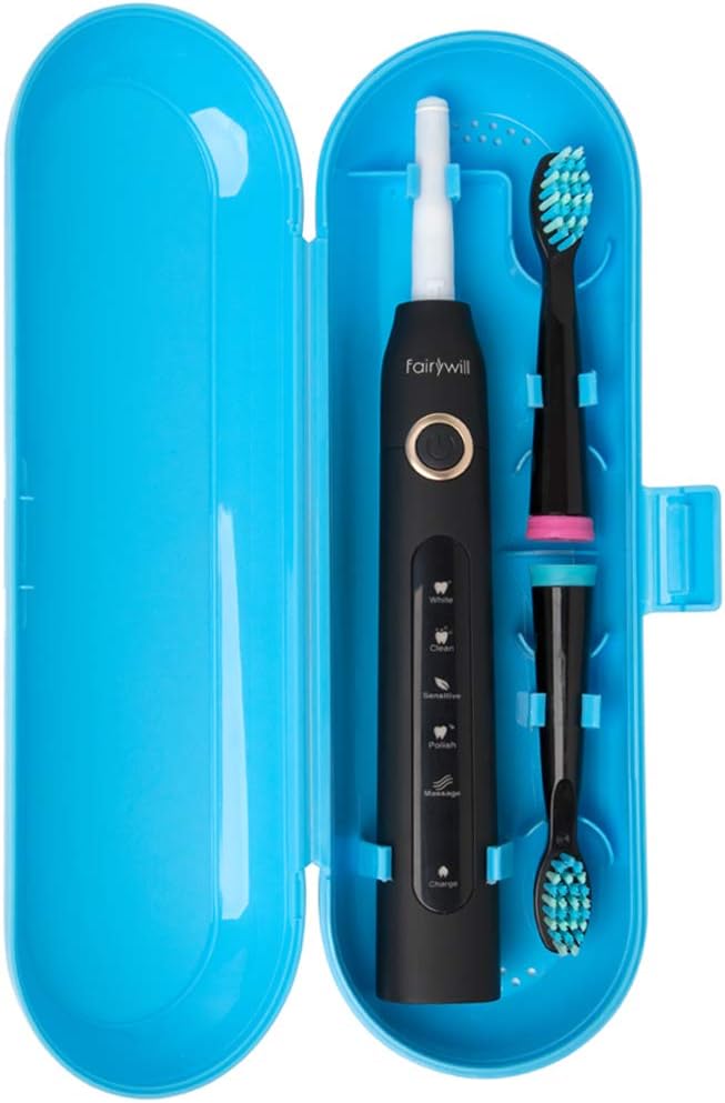 Nincha Plastic Electric Toothbrush Travel Case for Fairywill/TEETHEORY/Seago/Dnsly Series Sonic Electric Toothbrush, Blue - Image 5