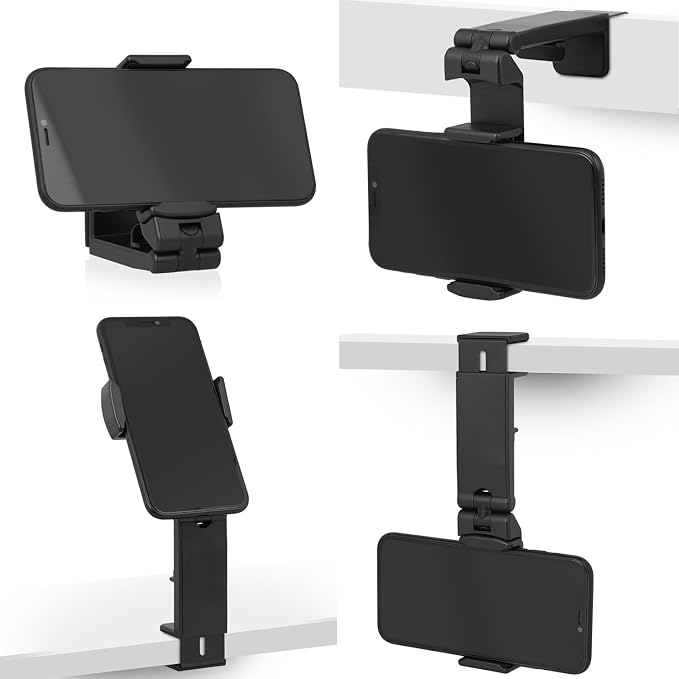 Wicked Chili 2X Airplane Phone Holder | Foldable 360° Rotation Mount | Compact: Small pack size only 3.66 x 1.46 x 1.37 inches. Ideal for Tiktok, Youtube, Instagram, Face Time, Movies or in office - Image 13