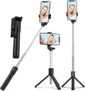 PINHEN Phone Tripod & Selfie Stick,3 in 1 Extendable 360° Rotation Tripod Stand with Detachable Wireless Remote Portable Smart Phone Holder Compatible with iPhone Android Sansung by PINHEN