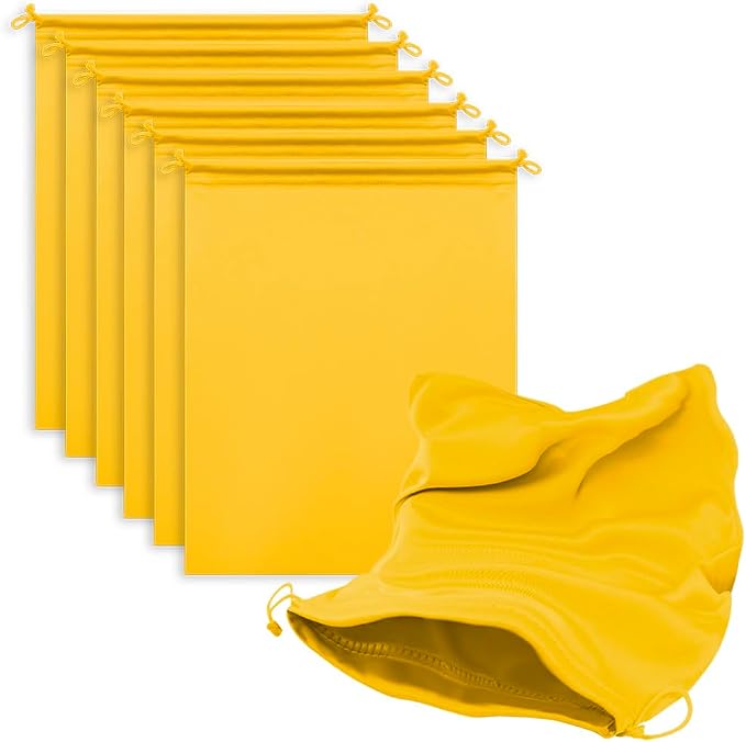 Microfiber Drawstring Bags, Multi-Size Soft Protective Pouches for Shoes, Ski Goggles, Sunglasses, Handbags & Camera Lenses by MtuxuYR