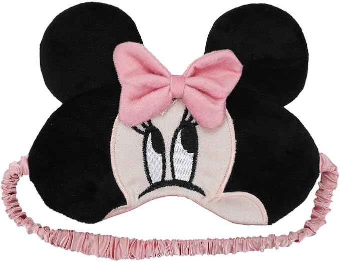 Bioworld Minnie Mouse Kids Travel Set with Neck Pillow Eye Mask and Luggage Tag - Disney Magic on the Go! - Image 6