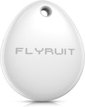 Air Tracker Tags-1 Pack for Apple Find My, iOS Only, Official MFi Certified | Mini Bluetooth Key Finder locator with sound, Travel Cruise Essential, Smart Luggage tracker for iPhone, Suitcases, Backpack by Flyruit