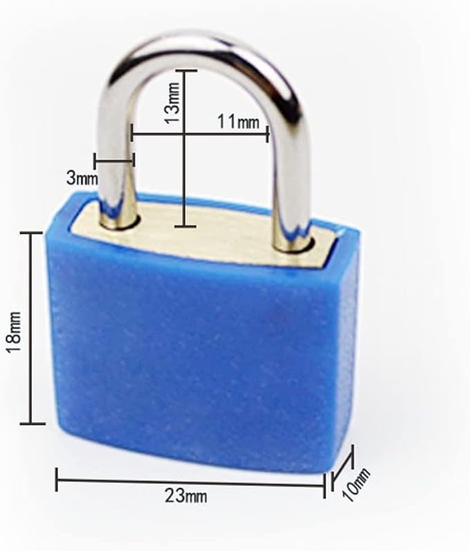 4 Pack TSA Approved Luggage Locks - Suitcase Padlocks with Keys, Travel Baggage Locks for School Gym Lockers, Laptop Bags & Outdoor Gear - Image 2