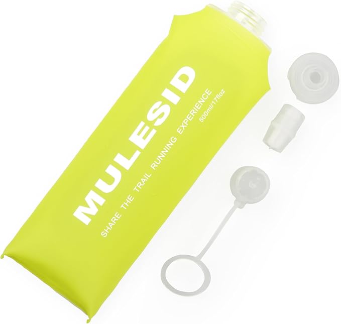 Soft Flask Running Bottles Collapsible Water Bottle Foldable for Traveling Running Vest Collapse Hydration TPU 500ml for Runner (500ml-Pack of 2) - Image 9
